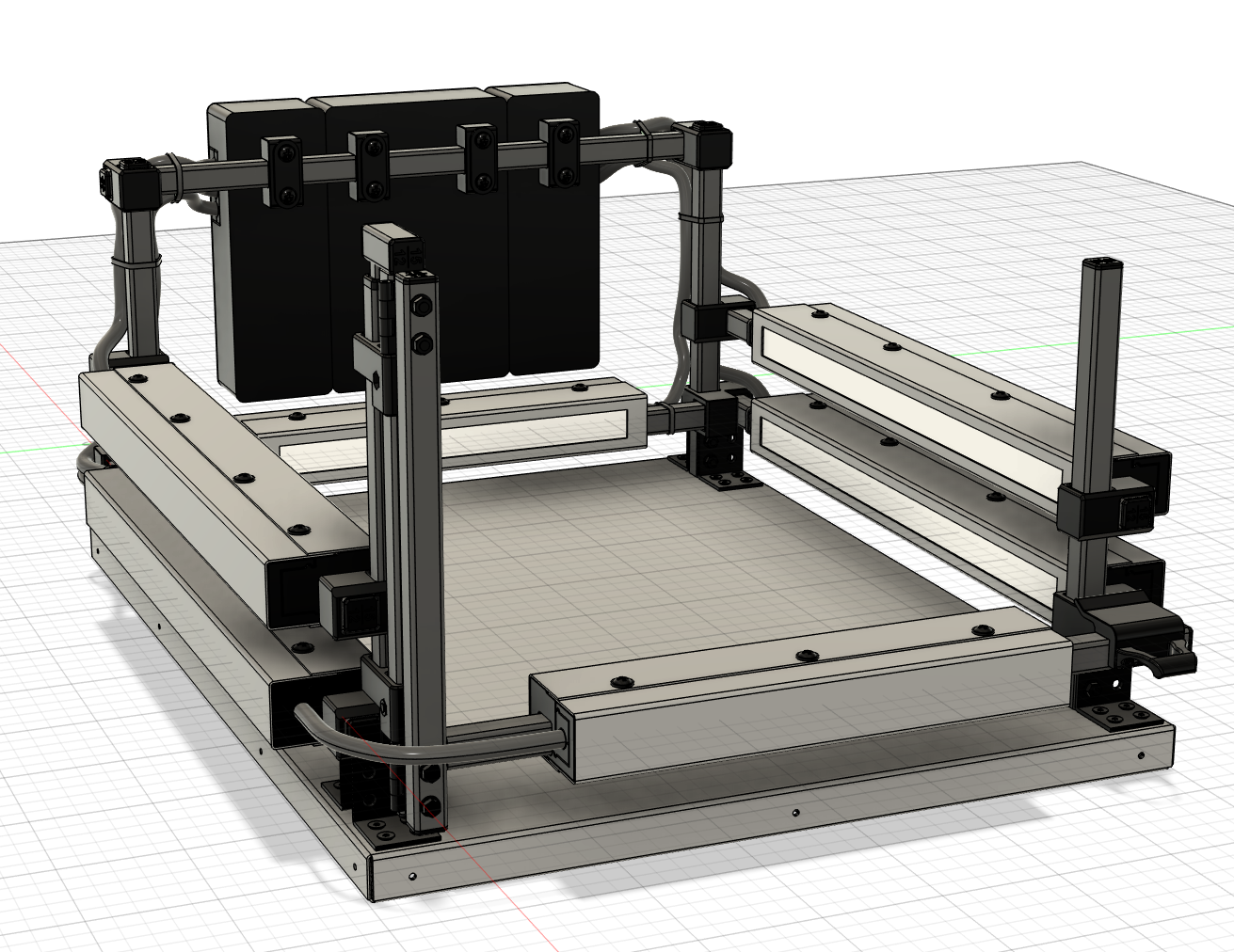 Front 3D view of the device