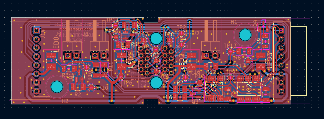 LED board PCB layout