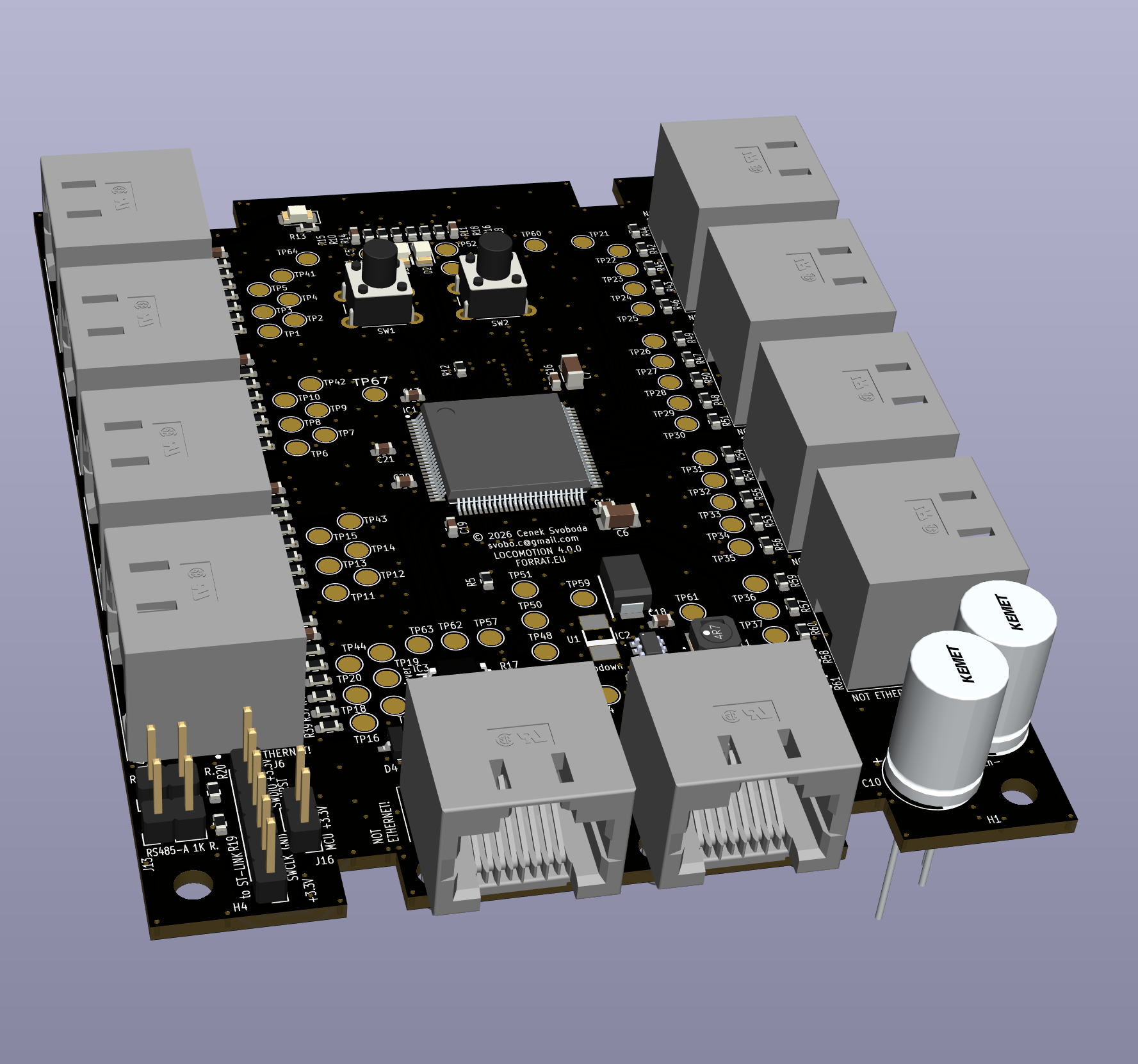 Main controller board render