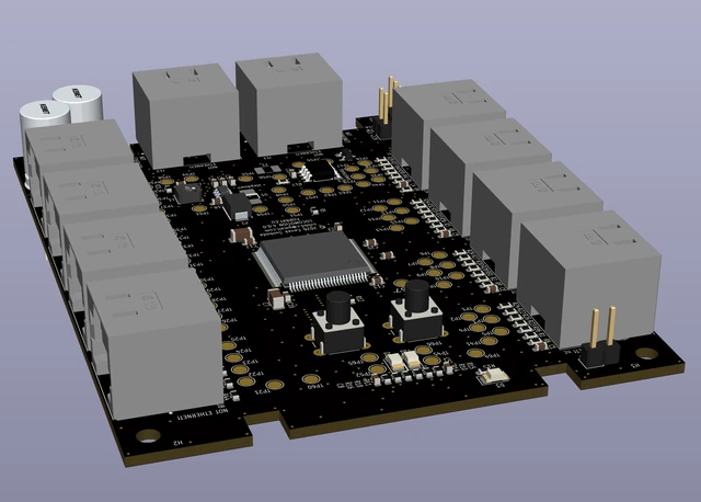 Mainboard rear render