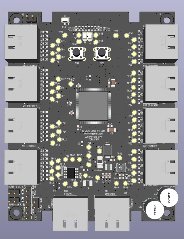Mainboard top render