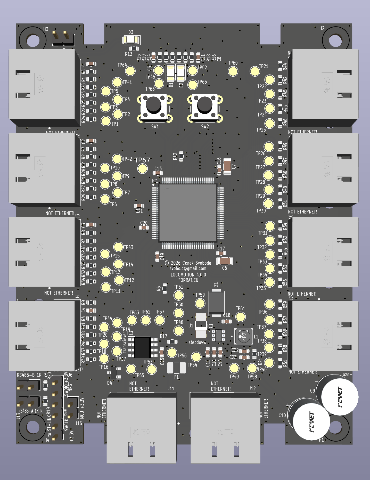 Mainboard top render