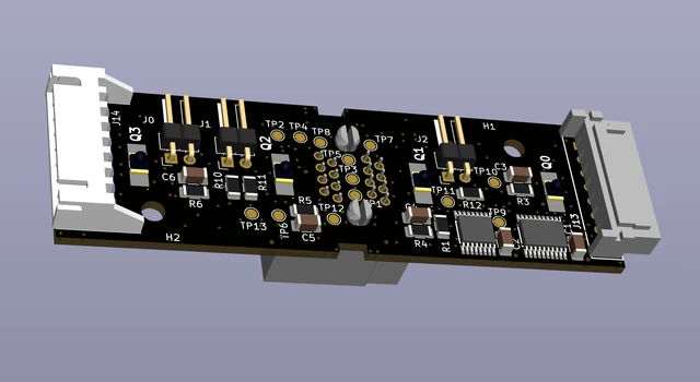 Phototransistor board render