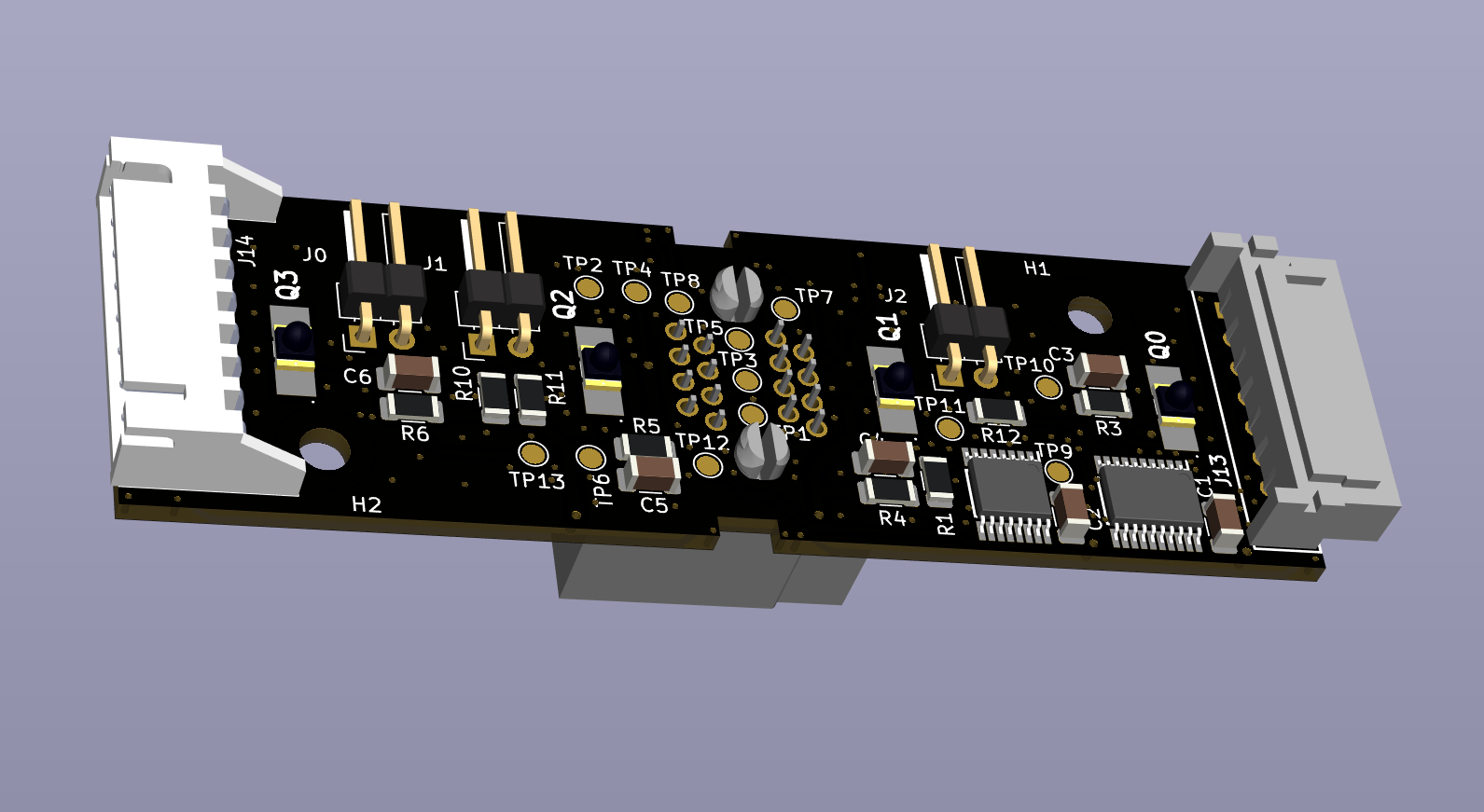 Phototransistor board render