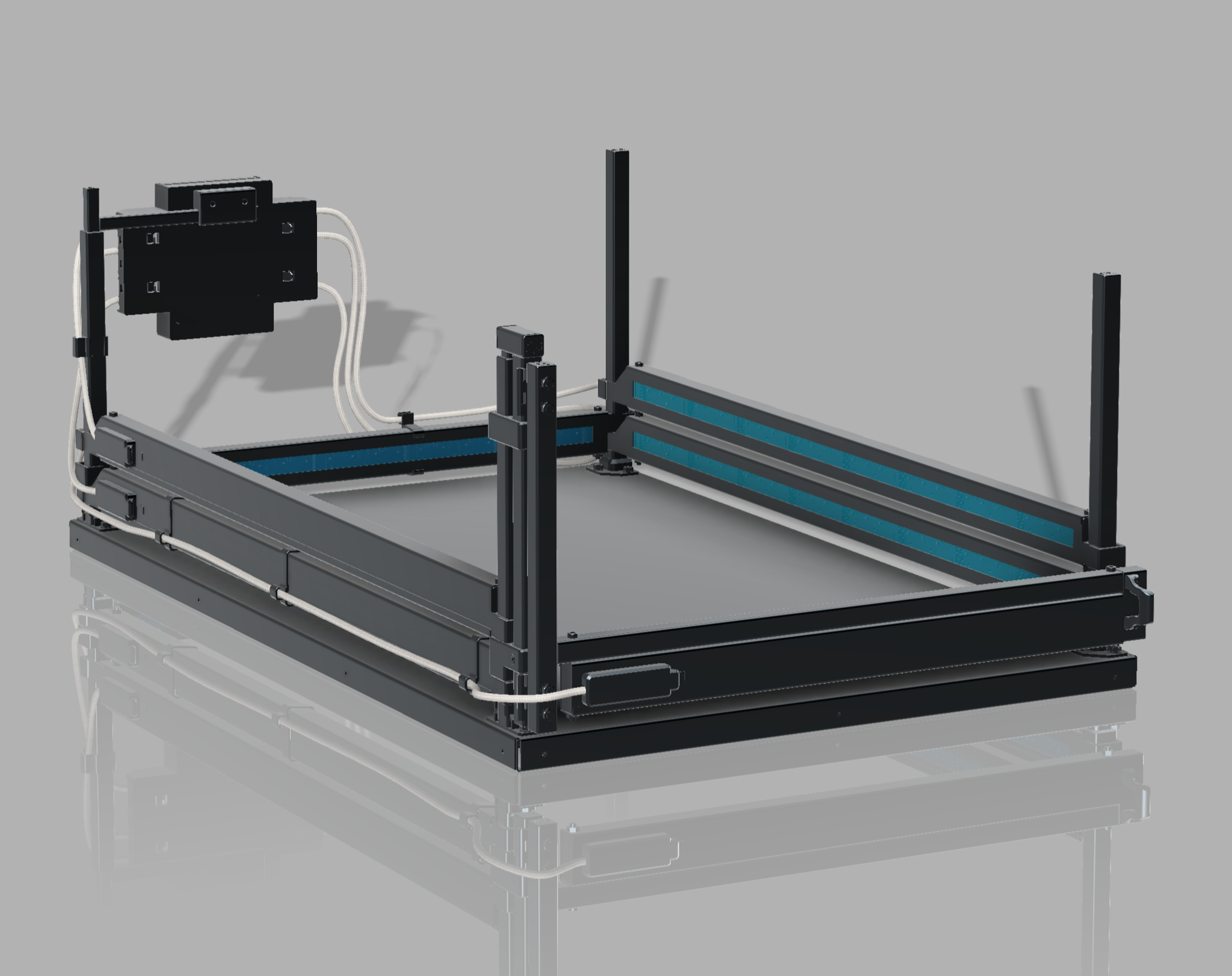 Large forrat.eu infrared locomotion monitoring frame