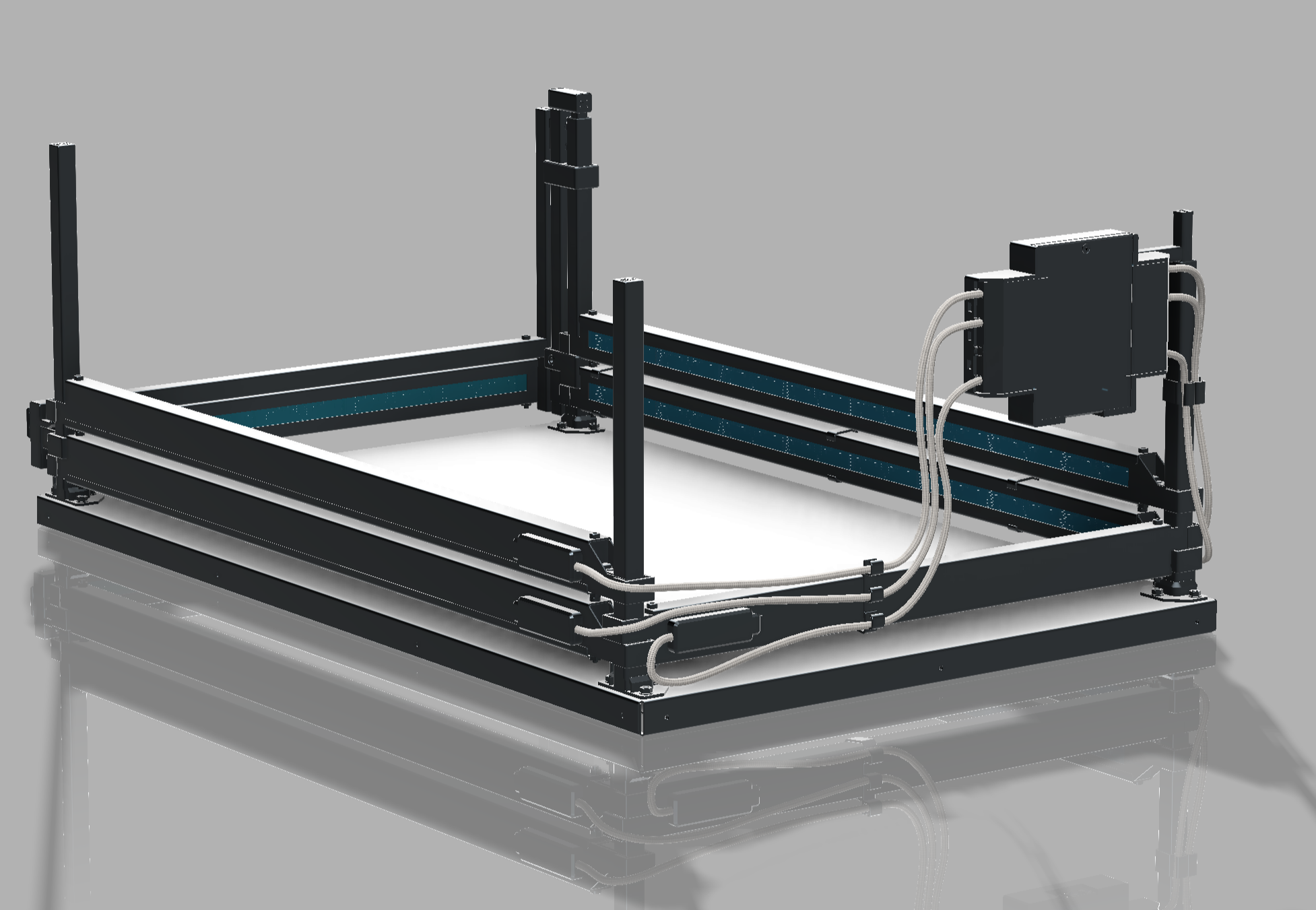 Large device with electronics module